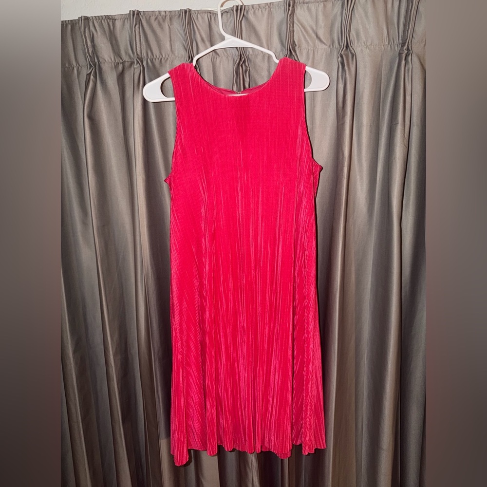 Anne Klein Vibrant Pink Maxi Dress M NWT